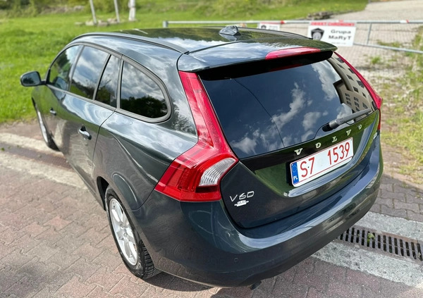 Volvo V60 cena 33900 przebieg: 170000, rok produkcji 2013 z Jaworzno małe 326